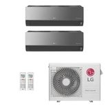 Ar-condicionado Multi Split Inverter Lg 24.000 (2x Evap Hw Artcool 18.000) Quente/frio 220v