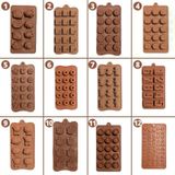 Silicone Muffin Cupcake Chocolate Pastry Mold Hearts 20x10.