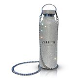 Garrafa Thermos Zuletti Shiny Com Glitter E Diamantes 900ml