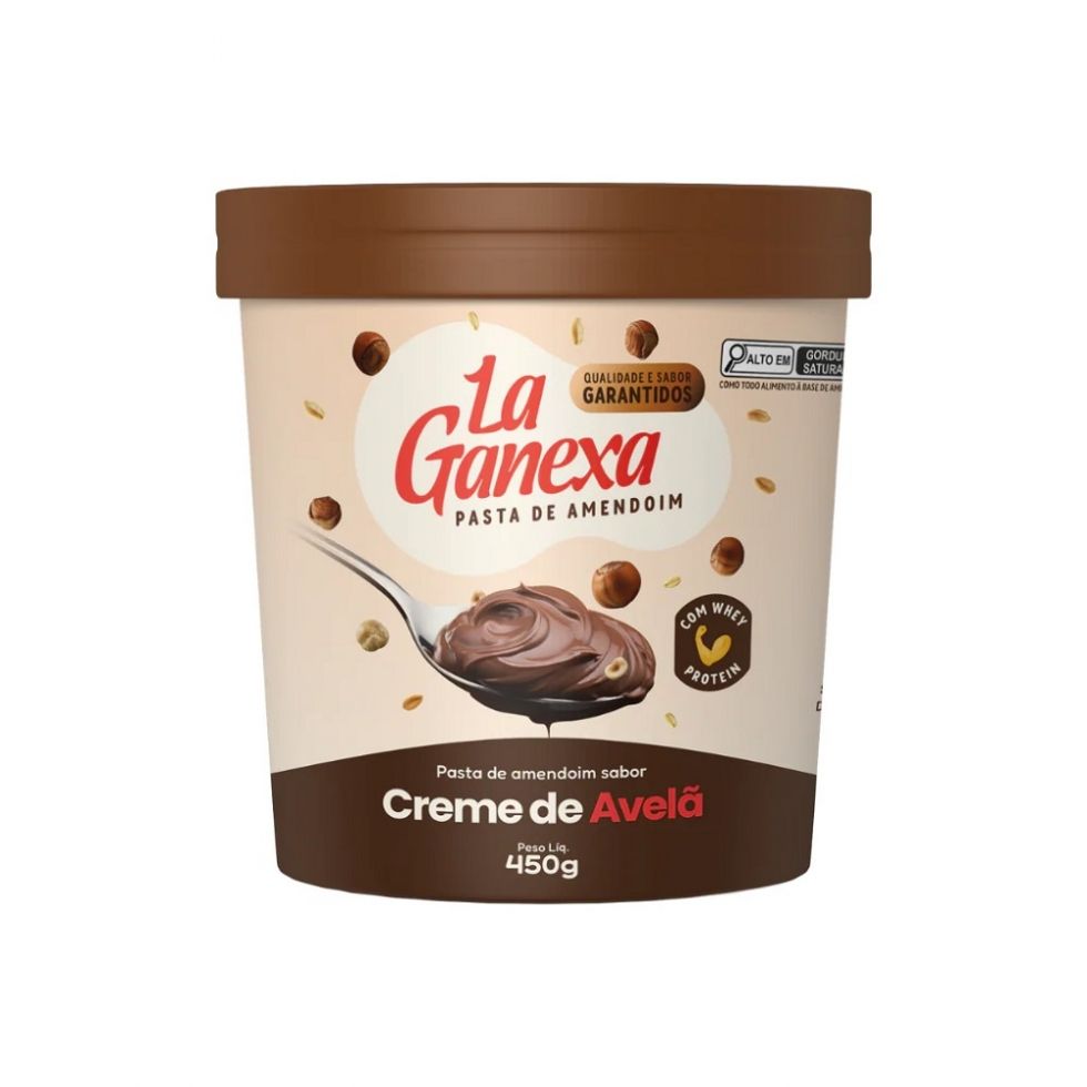 Pasta De Amendoim Integral Gourmet (450g) - Creme De Avelã