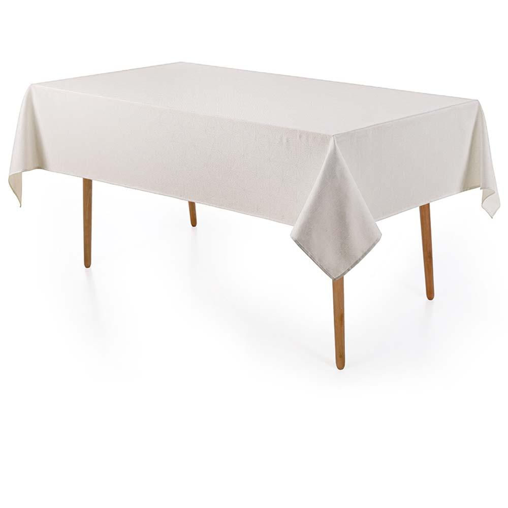 Toalha De Mesa Retangular 160x220cm Sempre Limpa Caetano - Karsten Branca