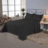 Kit Colcha Cobre Leito Matelado Casal King Size 3 Peças Dupla Face Soft