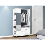 Closet Com Espelho 1050x1800x450 Mm Branco