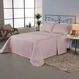 Kit Colcha Cobre Leito Matelado Casal King Size 3 Peças Dupla Face Soft