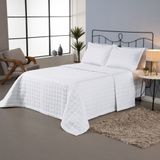 Kit Colcha Cobre Leito Matelado Casal King Size 3 Peças Dupla Face Soft