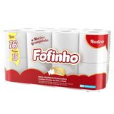 Papel Higiênico Fofinho Folha Dupla 6 Pacotes C/16 Rolos De 30m Fofinho