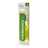 Espeto De Bambu Para Churrasco 25cm C/ 50 Unidades - Natural Produtos Natural