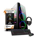 Pc Gamer Intel Core I5 10 Rtx 2060 Memória 16gb Ssd 500gb