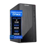 Computador Fácil Intel Core I7 11700 11 Geração 8gb Ddr4 Ssd