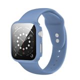 Pulseira Para Apple Watch Com Proteção Para A Tela - Silicone Azul Céu 44mm