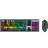 Kit Gamer Fortrek Teclado E Mouse Ranger Rainbow Grafite - 70551