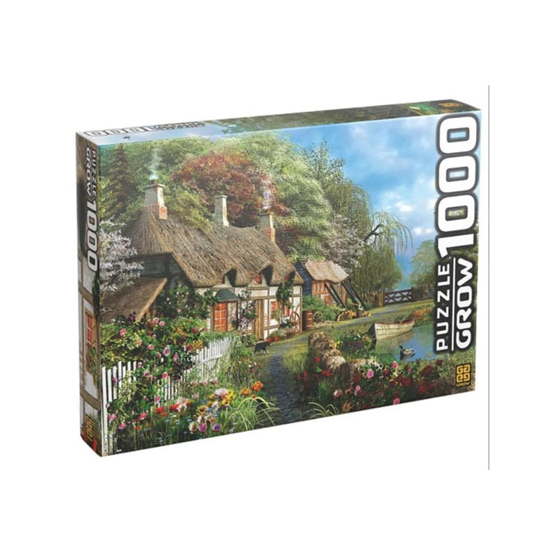 Quebra-cabeça 1000 Peças Casa No Lago Grow