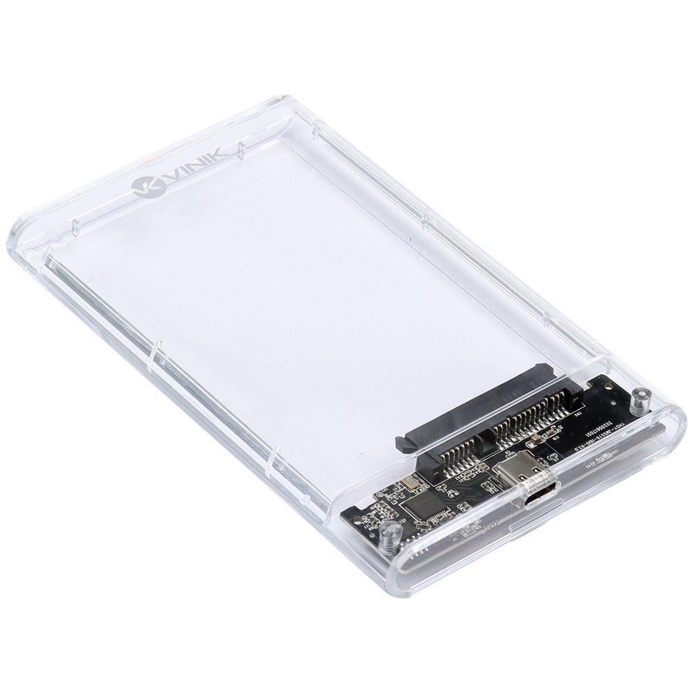 Case Externo Para Ssd 2.5&quot; Type C 3.1 Acrílico - Vinik Ch250ac