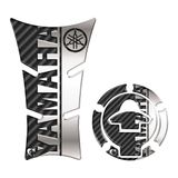 Kit Protetor Tanque E Bocal Adesivo Moto Yamaha Fz25 2023/2024 Preto Cor Preto