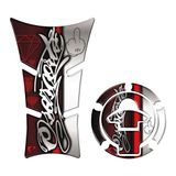 Kit Protetor Tanque E Bocal Adesivo Moto Yamaha Fz25 2023/2024 Vermelho Cor Vermelho