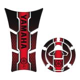 Kit Protetor Tanque E Bocal Adesivo Moto Yamaha Fz25 2023/2024 Vermelho Cor Vermelho