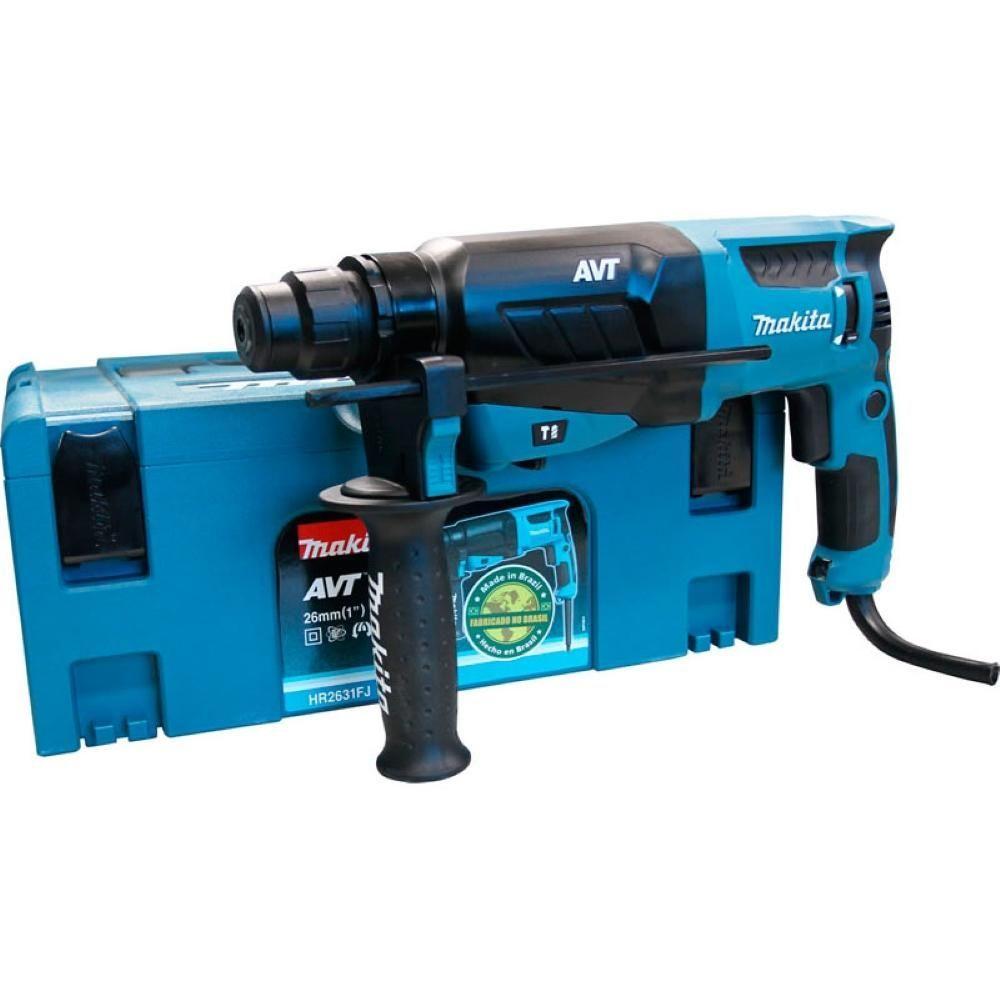 Martelete Combinado 26mm Sds Plus 830w 3j Punho Limitador Profundidade Maleta Hr2631fj 220v Makita