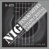 Encordoamento Violão Nylon-cristal-prateada Tensão Media Nig - 4 Corda (ré) Extra - N475