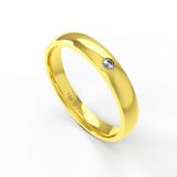 Aliança Casamento Noivado Compromisso Ouro Branco, Ouro Rose Ou Amarelo 18k C34raz