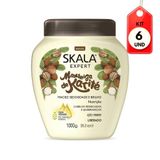 Kit C/06 Skala Manteiga De Karité Creme De Cabelo 1kg