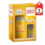 Kit C/03 Tio Nacho Kit Clareador Shampoo 415ml + Condicionador 200ml