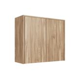 Aéreo 80cm 2 Portas Com Porta Pratos Maldivas Decibal Carvalho Oak