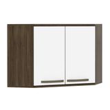Armário Aéreo Canto Diagonal 74cm X 74cm 2 Portas