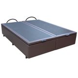 Base Cama Box Baú Casal Queen Size Corano Marrom