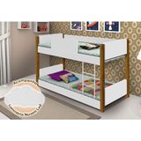 Beliche Infantil Valentina Juvenil Branca E Amêndoa Branco