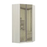 Guarda-roupa Solteiro Canto Closet 2 Portas Legno Crema