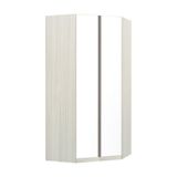 Guarda-roupa Canto 2 Portas Legno Crema Com Branco Mat