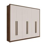 Guarda Roupa Casal 6 Portas 6 Gavetas 100% Mdf Anápolis Móvies Valverde Canion Off