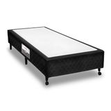 Cama Box Base Solteiro Poli Tecido Black (78x188x23) - Castor