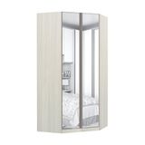 Guarda-roupa Solteiro Canto Closet 2 Portas Legno Crema