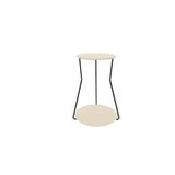 Mesa Lateral Industrial 2 Andares Preto - Off White