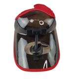 Viseira Ventilador Piscina Mar Sol Praia Lazer Academia Corrida Caminhada Esporte Cor Vermelho