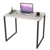 Mesa De Escritório Office 90cm Industrial Prisma C08 Snow