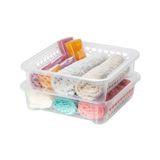 Cesta Empilhável Plástica Moolti Cristal 3,3l - Sanremo