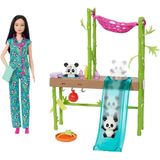 Barbie Playset Cuidados E Resgate Do Panda - Mattel Hkt77