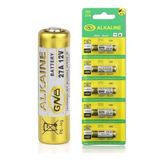 Bateria Pilha Alkaline 27a 12v Cartela Com 5 Unidades