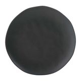 Prato Raso Em Cerâmica Preto Matte 26cm Porto Brasil