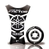 Kit Adesivo Protetor Tanque E Bocal Moto Yamaha Factor 150 Ano + 2016 Preto Cor Preto