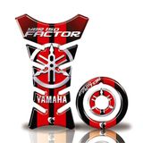 Kit Adesivo Protetor Tanque E Bocal Moto Yamaha Factor 150 Ano + 2016 Vermelho Cor Vermelho