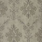 Papel de parede Damask Cinza Glitter