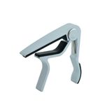 Capotraste Para Violão De Nylon Custom Sound Ctn3-sv Prata [f108]