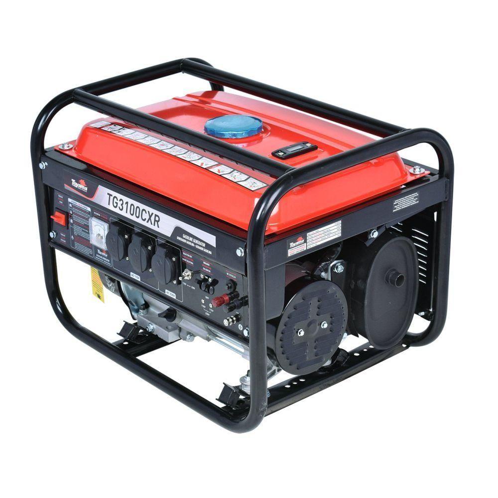 Gerador Partida Manual Gasolina Tg3100cxr Toyama 3,1 Kva Bivolt