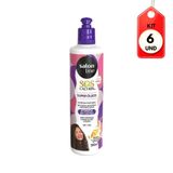 Kit C/06 Salon Line Ativador De Cachos Nutritivo 300ml