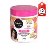 Kit C/12 Salon Line Mel Ativador De Cachos 500ml