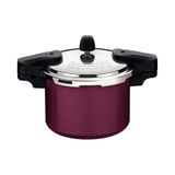Panela De Pressão Tramontina Torino Cerâmico Vermelho Framboesa 20 Cm 4,5 L Tramontina