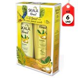 Kit C/06 Skala Banana E Bacuri Shampoo + Condicionador 325ml